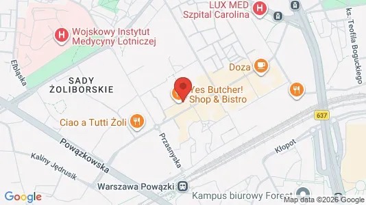 Apartments for rent i Warszawa Żoliborz - kort over placeringen
