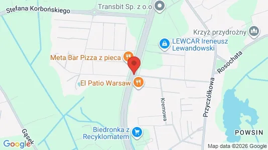 Rooms for rent i Warszawa Wilanów - kort over placeringen
