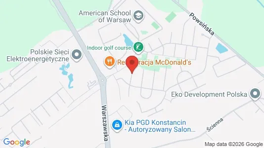 Apartments for rent i Piaseczyński - kort over placeringen