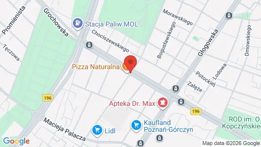 Apartments for rent i Poznań - kort over placeringen
