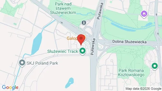Rooms for rent i Warszawa Mokotów - kort over placeringen