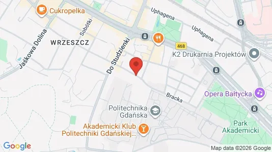 Apartments for rent i Gdańsk - kort over placeringen