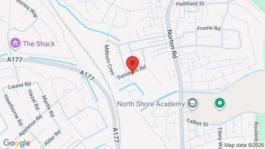 Apartments for rent i Stockton-on-Tees - Cleveland - kort over placeringen
