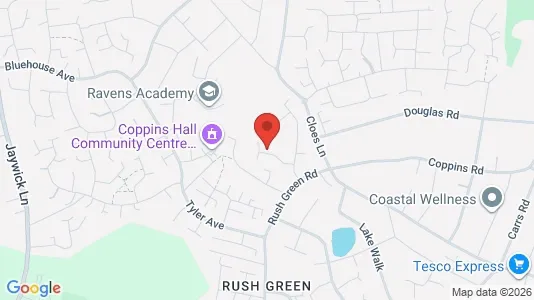 Apartments for rent i Clacton-on-Sea - Essex - kort over placeringen