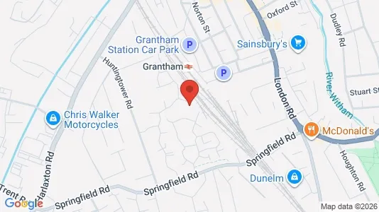 Apartments for rent i Grantham - Lincolnshire - kort over placeringen