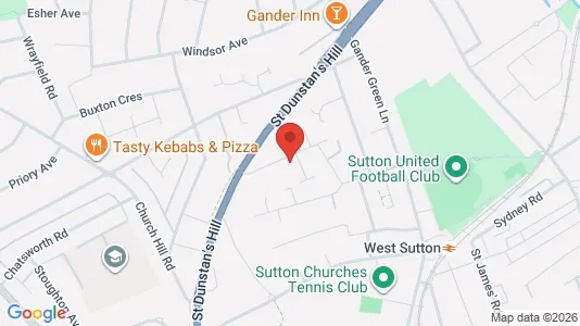 Apartments for rent i Sutton - Surrey - kort over placeringen