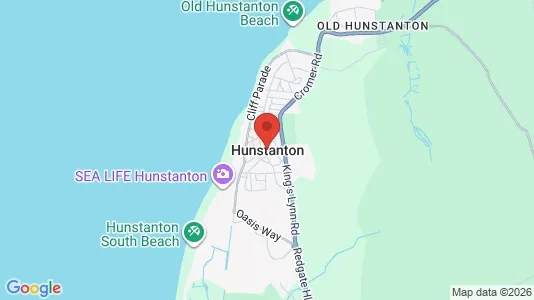 Apartments for rent i Hunstanton - Norfolk - kort over placeringen