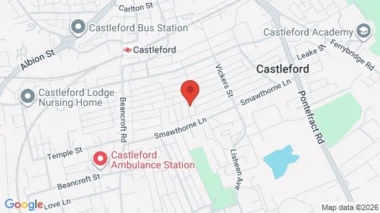 Apartments for rent i Castleford - West Yorkshire - kort over placeringen