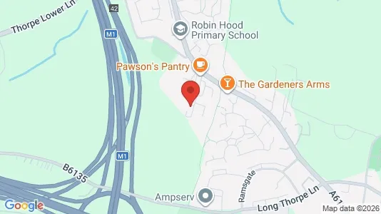 Apartments for rent i Wakefield - West Yorkshire - kort over placeringen