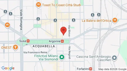 Apartments for rent i Milano Zona 3 - Porta Venezia, Città Studi, Lambrate - kort over placeringen