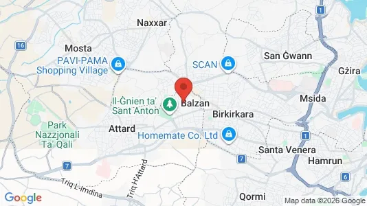 Houses for rent i Ħal Balzan - kort over placeringen