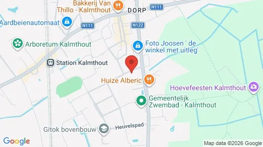 Apartments for rent i Kalmthout - kort over placeringen