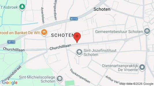 Apartments for rent i Schoten - kort over placeringen