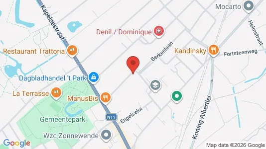 Apartments for rent i Kapellen - kort over placeringen