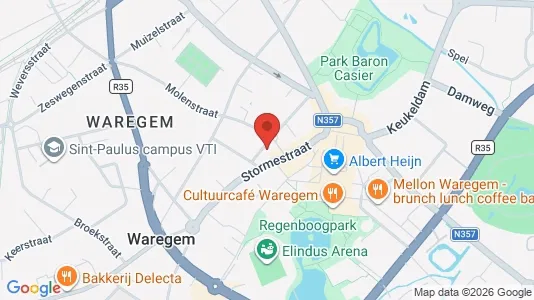 Apartments for rent i Waregem - kort over placeringen