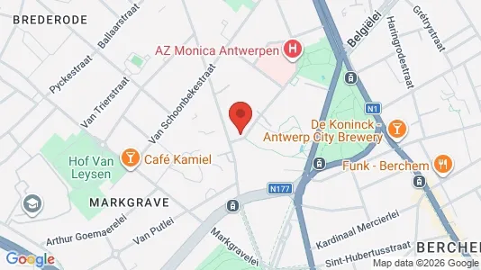 Apartments for rent i Stad Antwerp - kort over placeringen