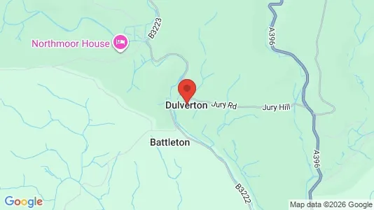 Apartments for rent i Dulverton - Somerset - kort over placeringen