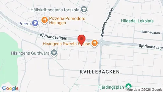 Apartments for rent i Lundby - kort over placeringen