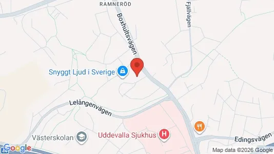 Apartments for rent i Uddevalla - kort over placeringen