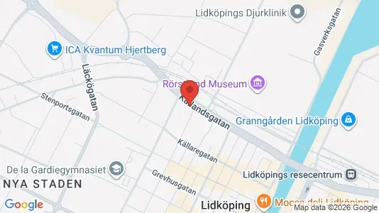 Apartments for rent i Lidköping - kort over placeringen