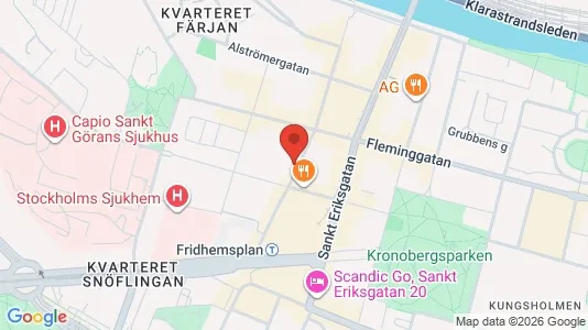Apartments for rent i Kungsholmen - kort over placeringen