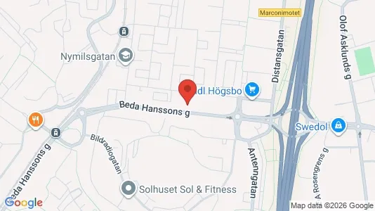 Apartments for rent i Askim-Frölunda-Högsbo - kort over placeringen