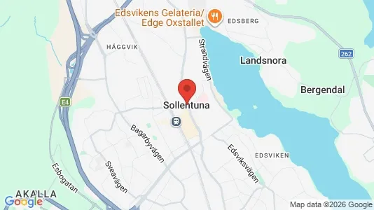 Houses for rent i Sollentuna - kort over placeringen