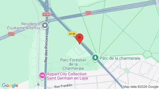 Apartments for rent i Saint-Germain-en-Laye - kort over placeringen