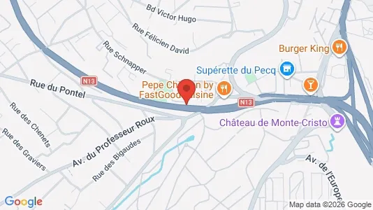 Apartments for rent i Saint-Germain-en-Laye - kort over placeringen