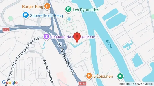 Apartments for rent i Saint-Germain-en-Laye - kort over placeringen