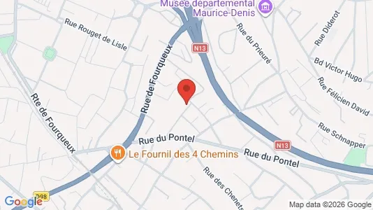 Apartments for rent i Saint-Germain-en-Laye - kort over placeringen