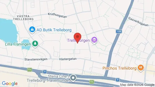 Apartments for rent i Trelleborg - kort over placeringen