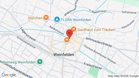 Apartments for rent i Weinfelden - kort over placeringen