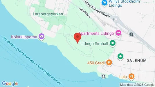 Apartments for rent i Lidingö - kort over placeringen
