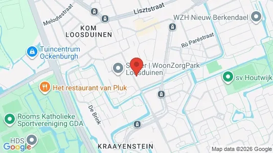 Apartments for rent i The Hague Loosduinen - kort over placeringen