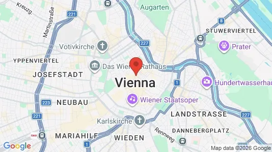 Apartments for rent i Vienna Innere Stadt - kort over placeringen