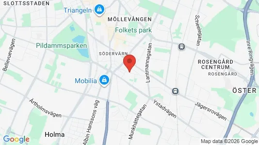 Houses for rent i Sofielund - kort over placeringen