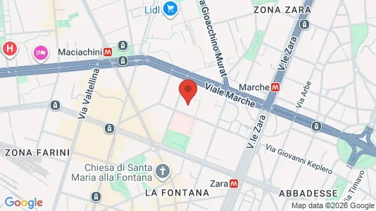 Rooms for rent i Milano Zona 9 - Porta Garibaldi, Niguarda - kort over placeringen