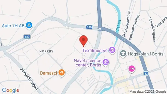 Apartments for rent i Borås - kort over placeringen
