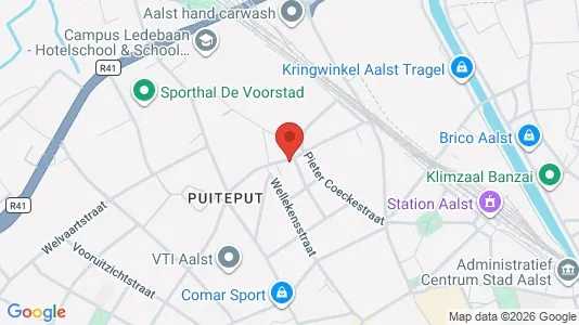 Apartments for rent i Aalst - kort over placeringen