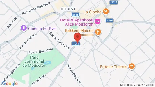 Apartments for rent i Moeskroen - kort over placeringen