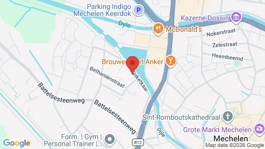 Apartments for rent i Mechelen - kort over placeringen