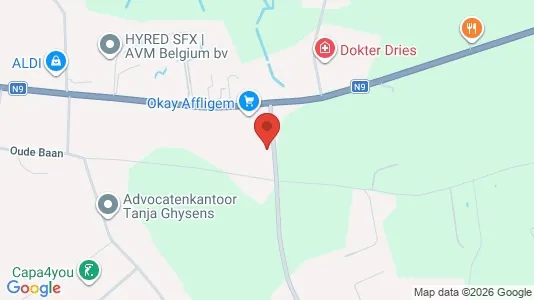 Apartments for rent i Affligem - kort over placeringen