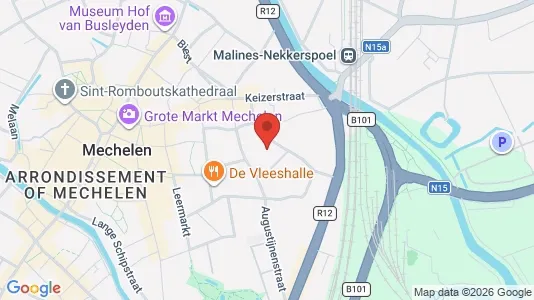 Apartments for rent i Mechelen - kort over placeringen