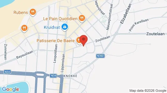 Apartments for rent i Knokke-Heist - kort over placeringen