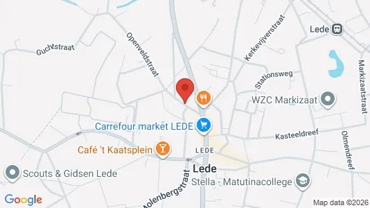 Apartments for rent i Lede - kort over placeringen