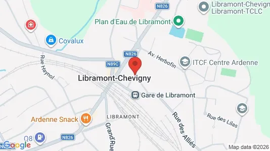 Apartments for rent i Libramont-Chevigny - kort over placeringen