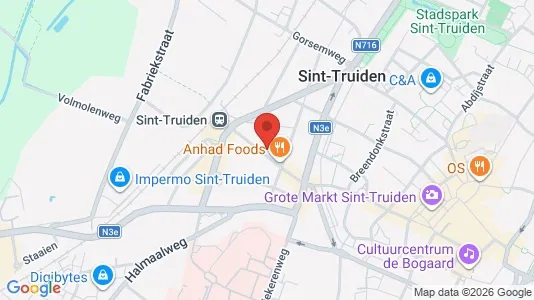 Apartments for rent i Sint-Truiden - kort over placeringen