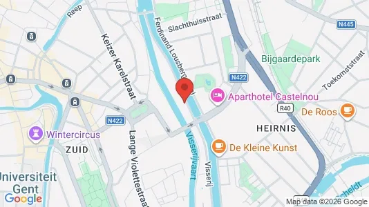 Apartments for rent i Stad Gent - kort over placeringen