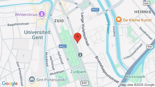 Apartments for rent i Stad Gent - kort over placeringen